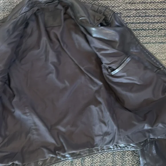 All Saints leather moto jacket - Picture 4 of 5